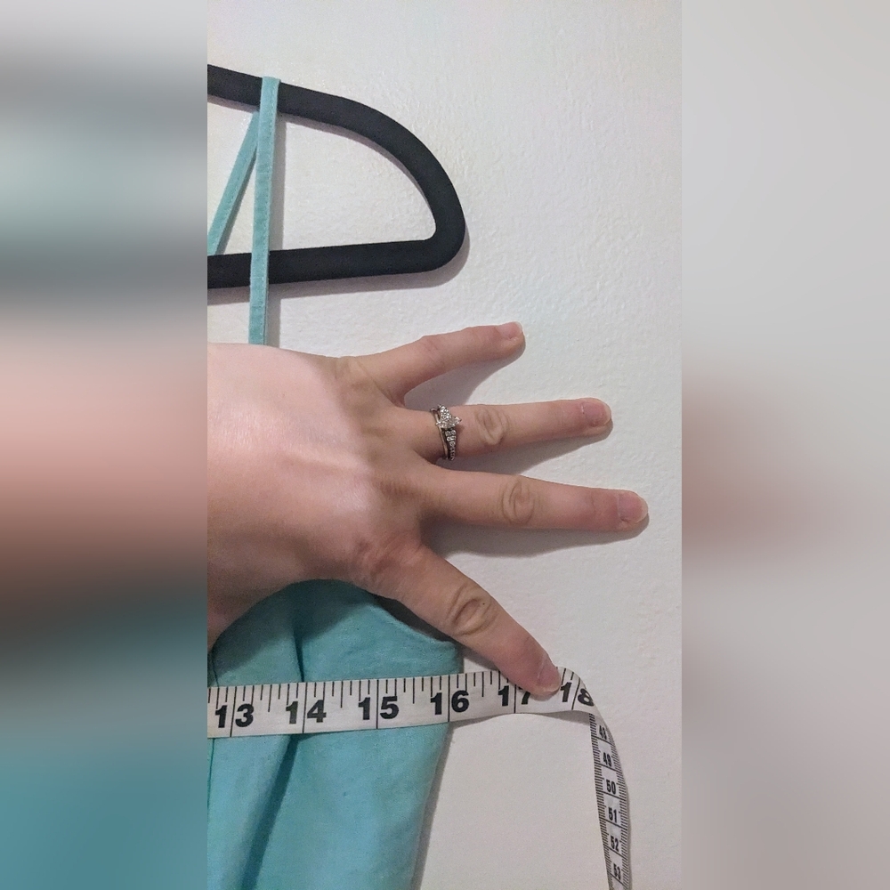 J. Crew Linen Blend Midi Slip Dress Sunwashed Mint sz 8 - Picture 13 of 13